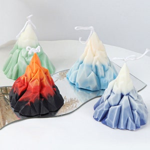 Mountain Peak Candle Silicone Mold-Snow Mountain Candle Mold-Iceberg Candle Mold-Volcano Candle Mold-Chocolate Cake Decor Mold