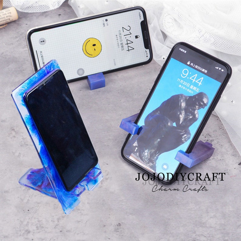 Phone Holder Resin Moldcell Phone Stand Molddiy Phone Stand Etsy