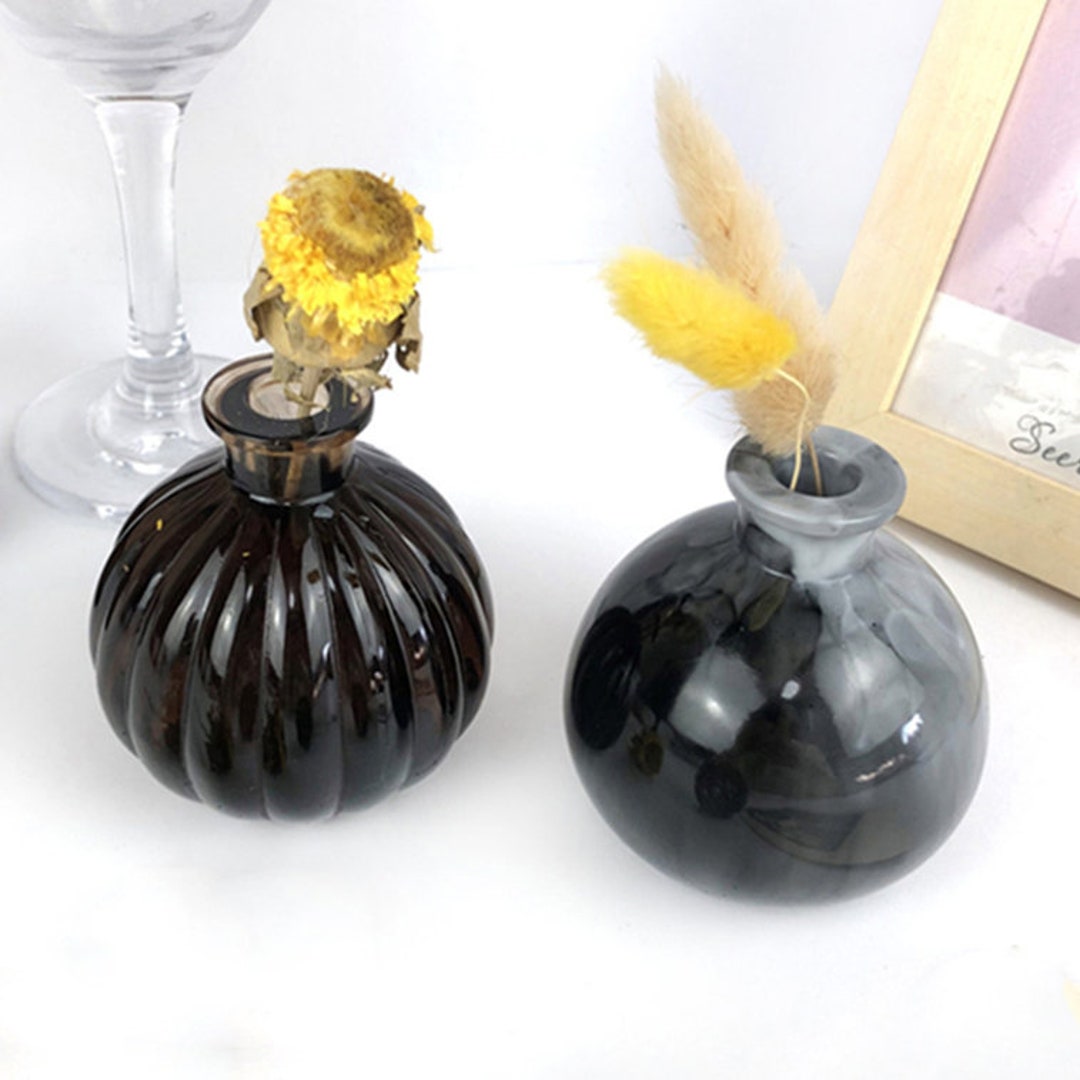Round Vase Silicone Moldsmall Vase Resin Moldflower Vase Etsy