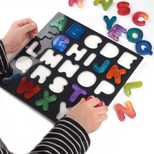 Engels alfabet siliconen schimmel-letter board geletterdheid set schimmel-letter board hars-alfabet spel schimmel-epoxyhars craft schimmel-cadeau voor kind