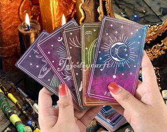 Tarotkort silikonform set - Tarotlek 22 kort form - Tarotkort hartsform - Tarotlek hänge form - Tarotläsningsform - Epoxihartsform