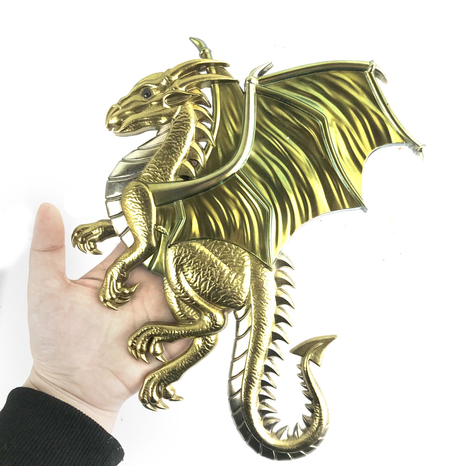 HyzaPhix 3D Large Dragon Silicone Molds Flying Dragon Resin Mold Animal  Epoxy Molds Crystal Statue Making Molds for DIY Fighting Dragons Wall  Hanging