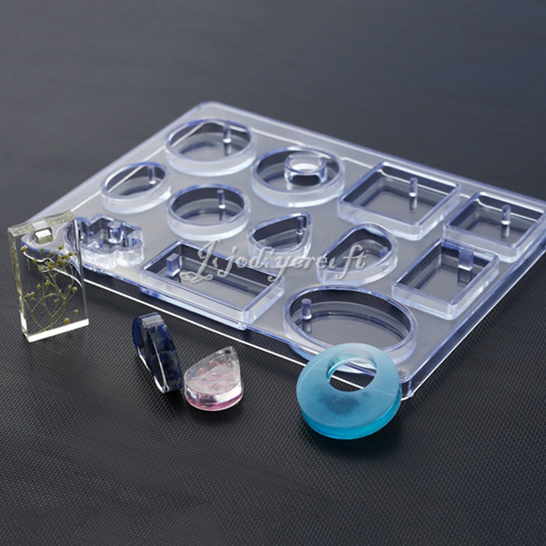 5-Piece Silicone Mold Set For Making Round Resin Jewelry Pendants - DIY Craft Kit 8 thumbnail image