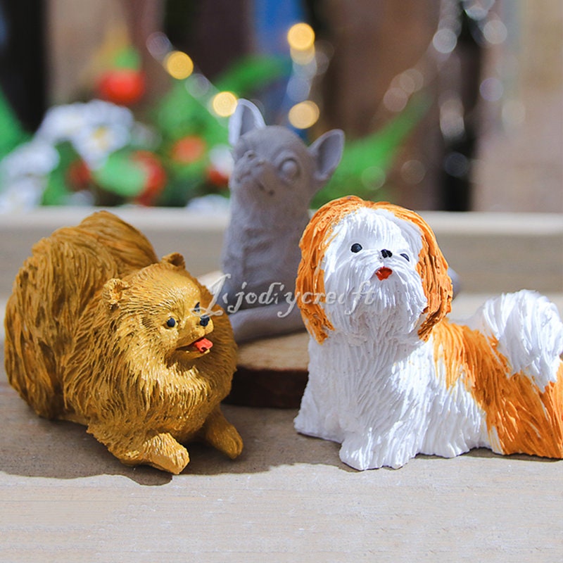 Cat Husky Golden Dog Animals Silicone Mold Diy Epoxy Resin - Temu
