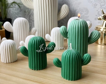 3D Cactus Candle Silicone Mold-Succulent Cactus Candle Mold-Cactus Plant Candle Mold-Scented Plaster Cactus Mold-Soy Candle Mold