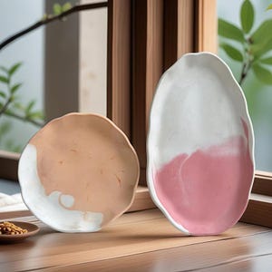 Irregular Tray Silicone Mold-Oval Trinket Dish Resin Mold-Round Storage Tray Mold-Concrete Candle Tray Mold-Jesmonite Terrazzo Tray Mold