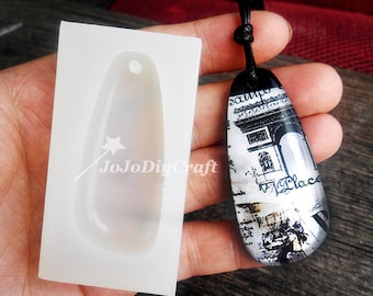 Geometric Pendant Silicone Mold-Irregular Necklace Resin Mold-Pendant Jewelry Making Mold-Epoxy Resin Art Mold-Gift for Women