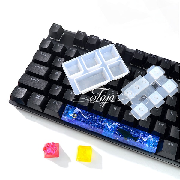 Keyboard Key Cap Resin Mold-OEM Cat Claw Keycap Mold-Mechanical Gaming Keyboard Mold-Valentine's Day Gift Key Cap Mold-Epoxy Resin Art Mold