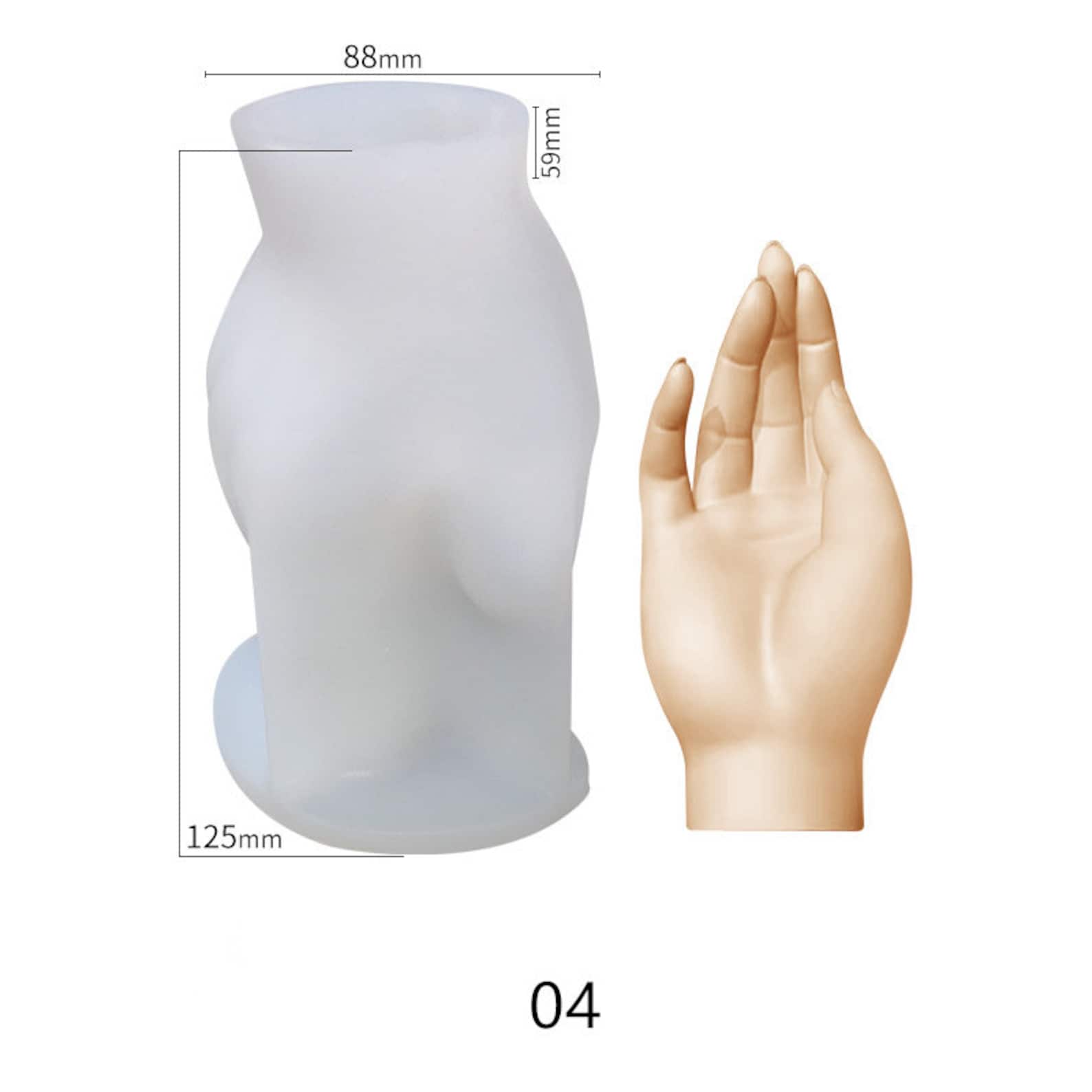 hand candle mould