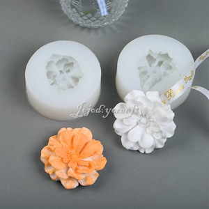 Peony Flower Silicone Mold-Colorful Peony Resin Mold-Peony Flower Pendant Mold-Scented Plaster Flower Mold-Epoxy Resin Art Molds