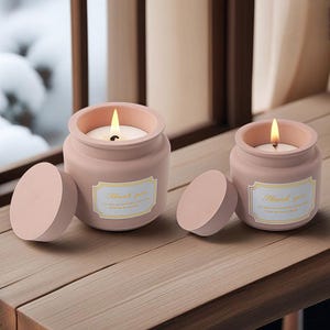 Cute Candle Jar Silicone Mold-Round Storage Box Resin Mold-Round Bottle Mold with Lid-Concrete Candle Vessel Mold-Jesmonite Plaster Box Mold