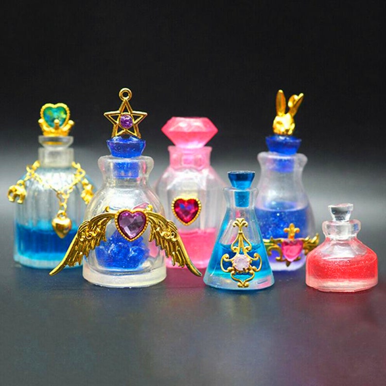 5Pcs Kawaii Mini Perfume Bottle Silicone MoldDIY Resin Epoxy Etsy