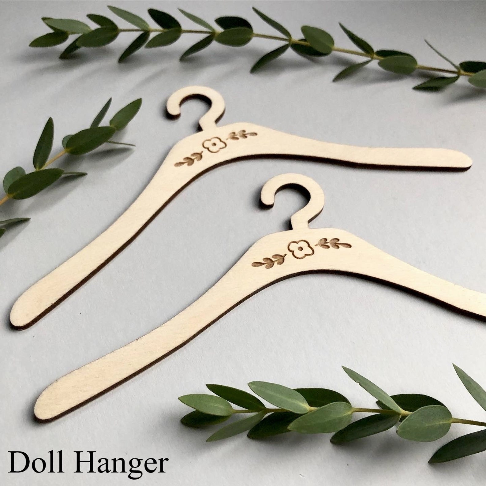 Wooden Dolls Clothes Hanger / Toy Hanger Etsy