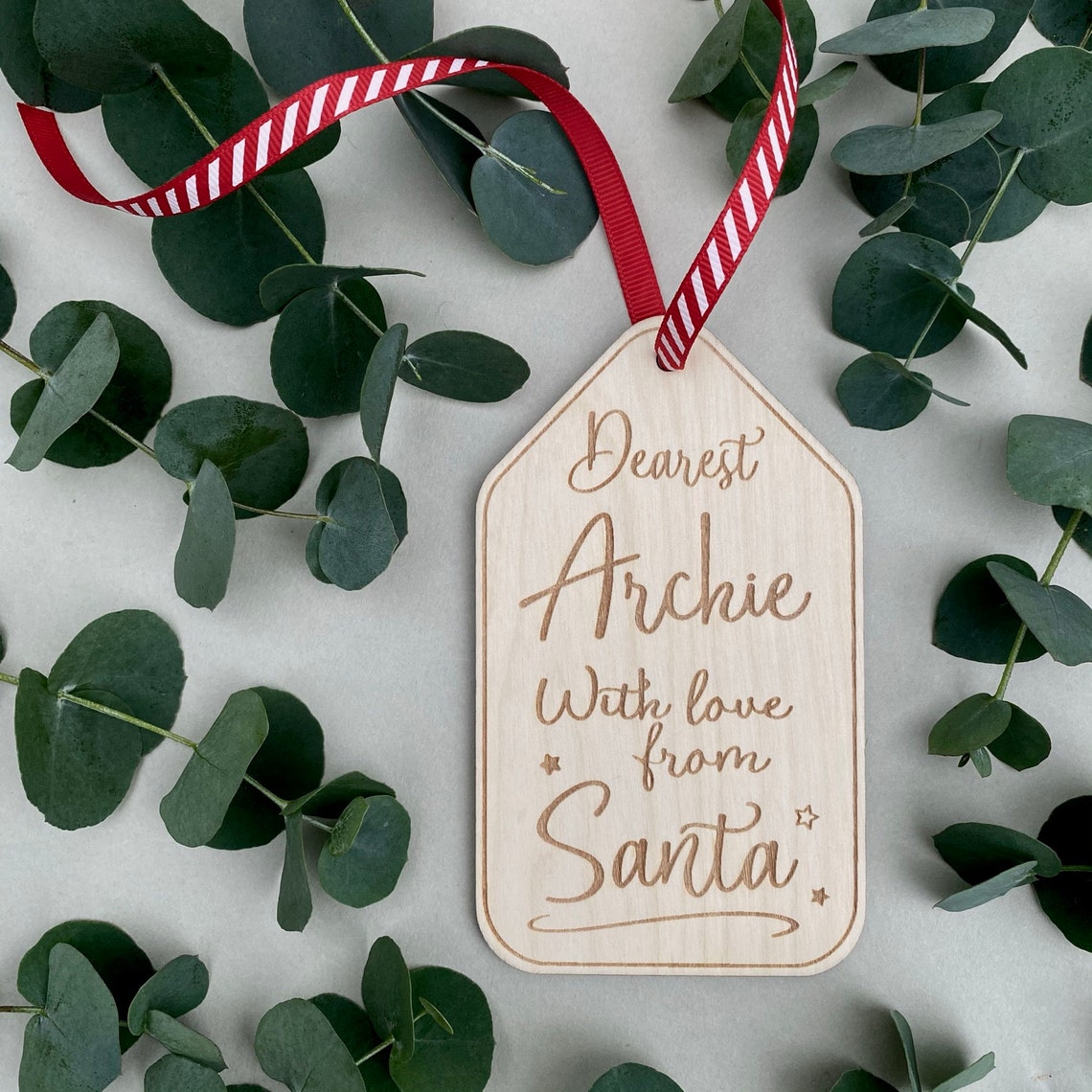 Wooden Gift Tags / Christmas Tags / Personalised Gift Tags / | Etsy