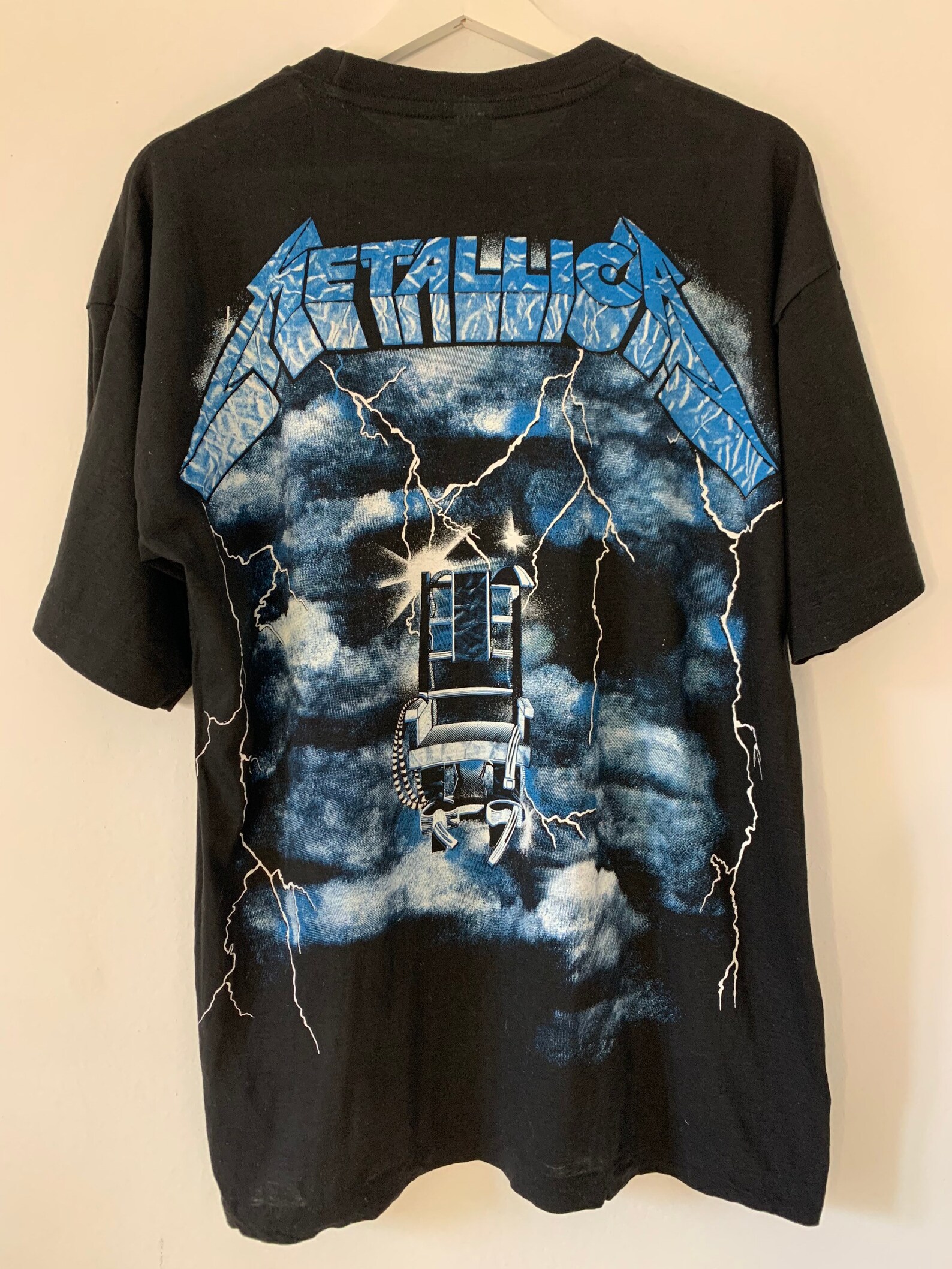 Metallica 80s Vintage T-shirt Ride the Lightning | Etsy