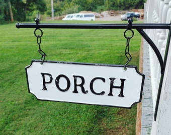 hanging porch sign etsy