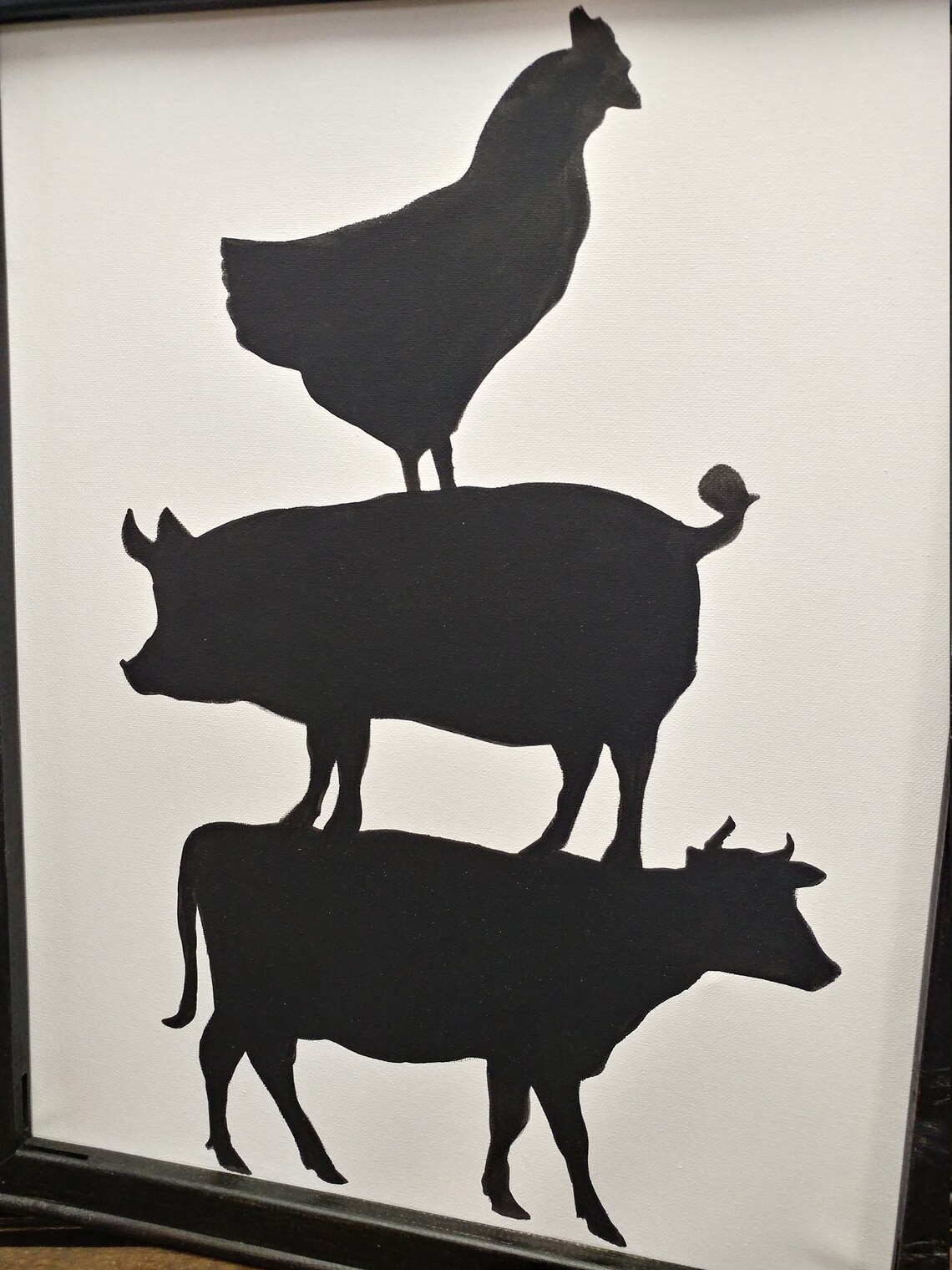 Farm Animal Kitchen Decor for Wall Farm Animal Kitchen Etsy
