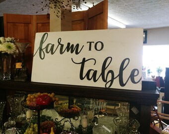 Farmhouse sign, kitchen decor,kitchen wall decor, farmhouse kitchen wall decor, farm to table sign, kitchen signs