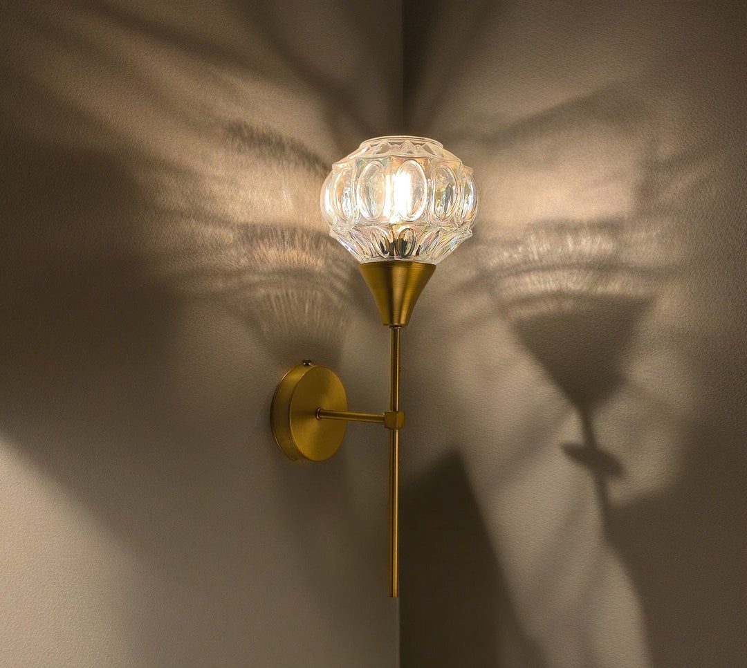Wall Sconces Bathroom, Vanity Sconces Wall Lighting With Shades, Retro ...