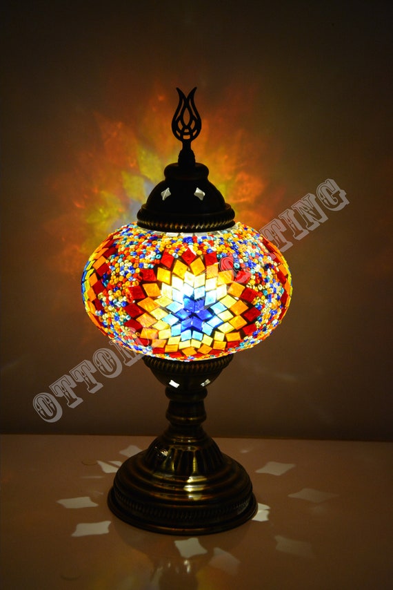 Handmade turkish table lamp desk lamp 
