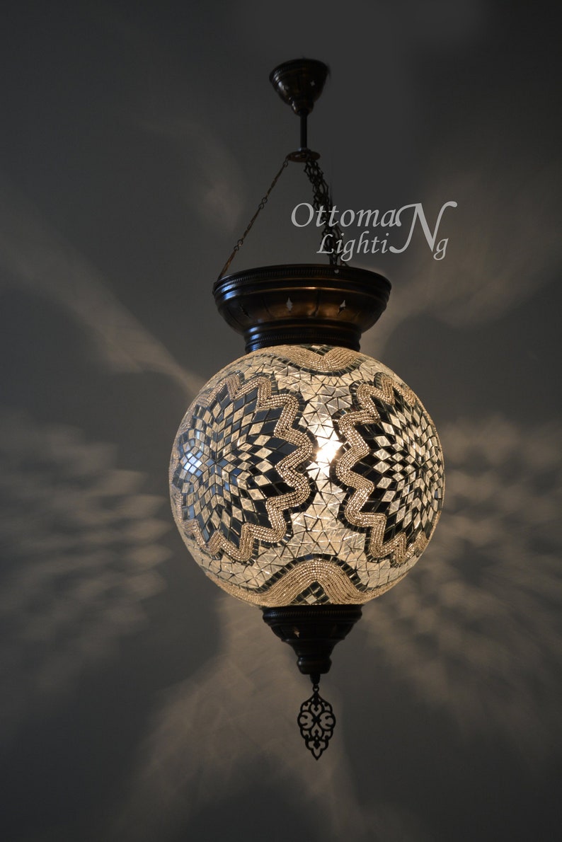 mosaic lamp bohemian lamp ottoman lamp lighting turkish lamp lighting Extralarge turkish Hanging lamp stunning lantern morrocan decor