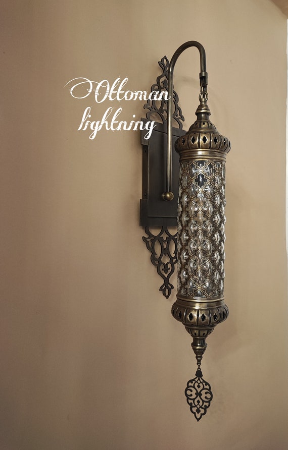 Turkish Mosaic Sconce Lamp Moroccan Wall Lamps Glass Living Room