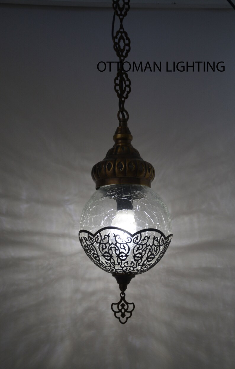 Turkish White Glass Hanging Lights Turkish Ceiling Lighting Etsy