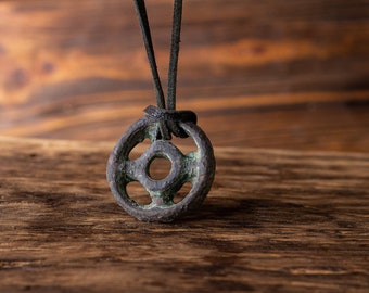 Rare Ancient Celtic Amulet Wheel of Life 5-4 Century BC Celtic Artifact Authentic Magic Talisman Taranis Protection Pendant