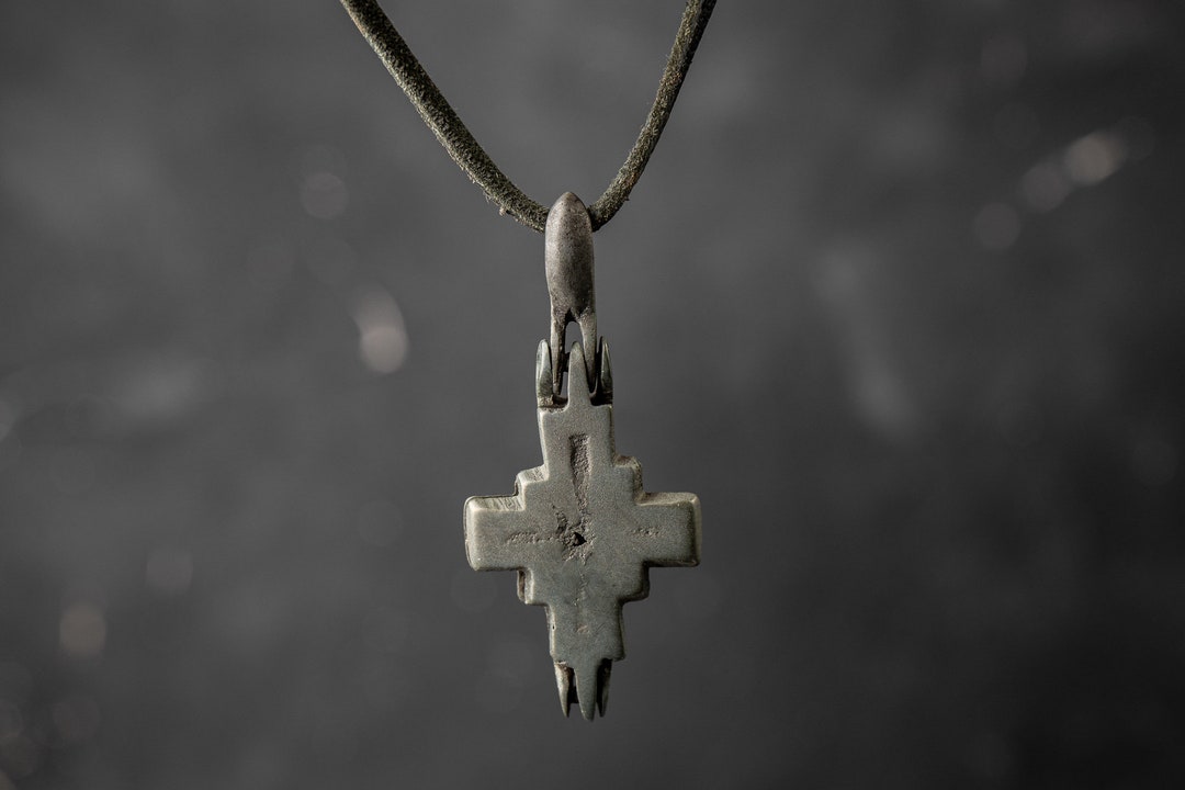 Medieval Pendant double Cross Encolpion 11th12th Century Etsy