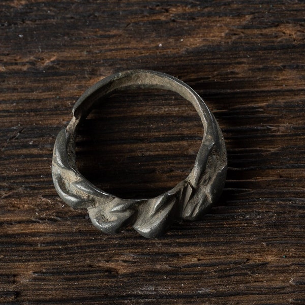 Rare antique Viking Twisted Bronze Ring 9th-11th century AD Pagan Jewelry, Viking Artefact, Norse Jewelry