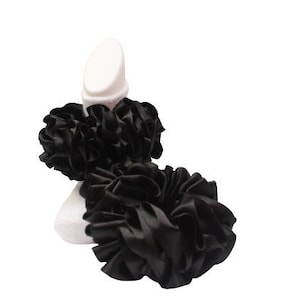 Black Ruffle Socks | Fluffed Socks | Tutu Socks