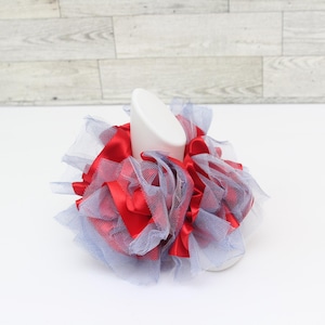 Red Triple Layer  Ruffle Socks ~ Fluffed Socks ~ Tutu Socks ~Stain Ruffle Socks