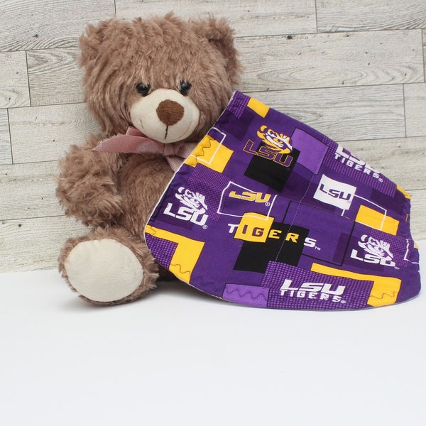 LSU Baby Burp Cloth | Cute Baby Gift Ideas |  Cute Baby Present