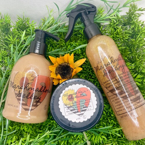 3 Step Curl Kit Marshmallow Detangler Marshmallow Gelley Etsy