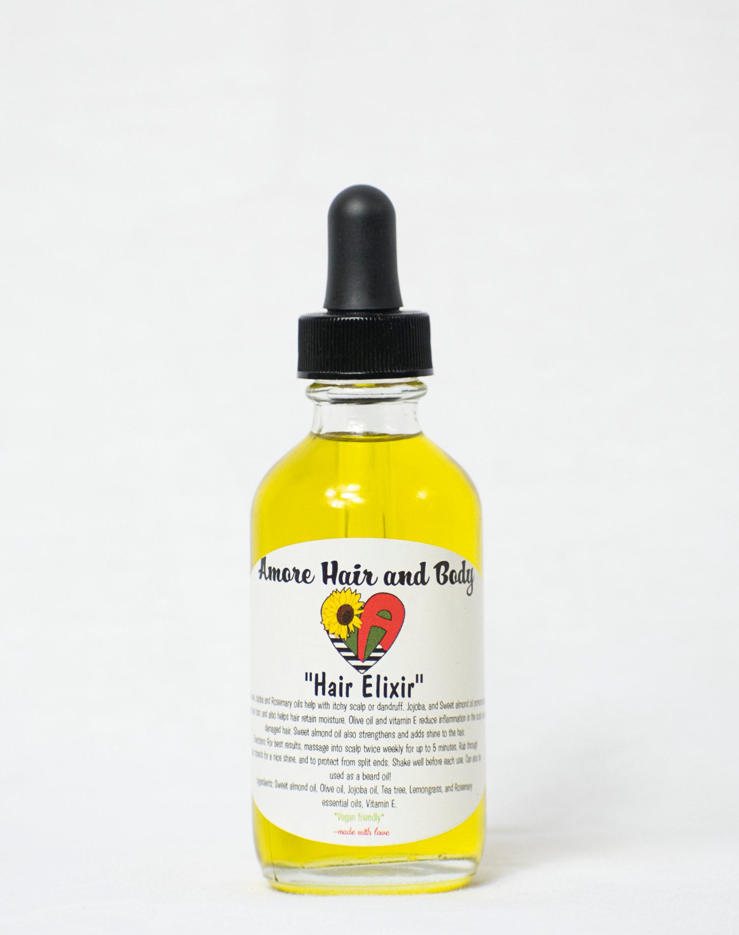 Hair Elixir Sweet Almond Oil Jojoba Oil Olive Oil Tea Etsy