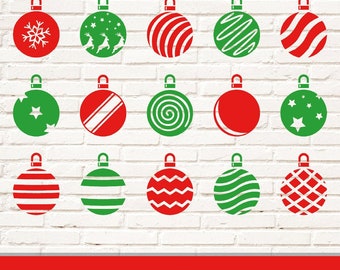 Christmas Ornament SVG, Christmas Balls svg, Christmas svg, Ornament Svg, Christmas tree ornaments, Ornament Laser Cut File for Cricut