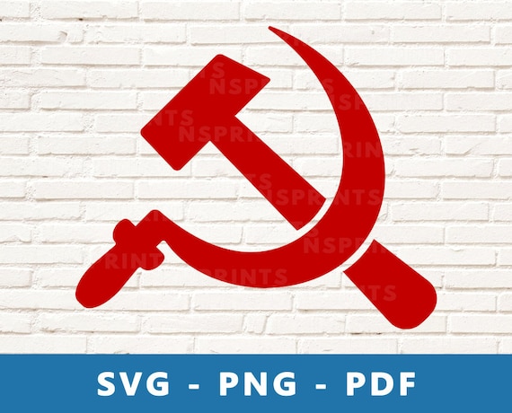 Sickle and Hammer SVG, Communist Symbol PNG, Sickle and Hammer Clipart,  Soviet Symbol Cut File, Cricut Silhouette Cut File, Print at Home - Etsy  Sweden