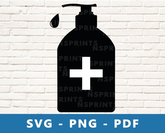 Hand Sanitizer Svg Sanitiser Png Sanitizer Bottle Clipart Etsy