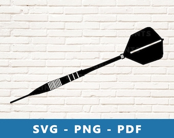 Dart SVG, Dart PNG, Dart Arrow Clipart, Dart Game Cut File, Darts Stencil, Dart  Cricut Silhouette Cut File, Dart Vector, Print At Home