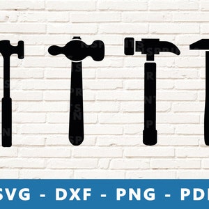 Hammer SVG, Hammer PNG, Hammer Vector, Hammer Dxf, Hammer Clipart, Hammer Cricut, Hammer Silhouettei Hammer Cut File, Hammer Image