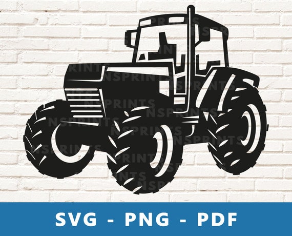 Download Tractor Svg Tractor Png Tractor Vector Tractor Clipart Etsy