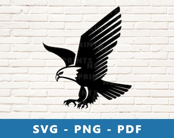 Eagle SVG, Eagle PNG, Eagle Clipart, Eagle , Eagle Cut File, Eagle Stencil, Cricut Silhouette Cut File, Print At Home