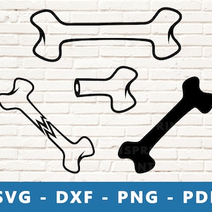 Bone Svg, Bones Svg, Dog Bone Svg, Broken Bone Svg, Bone Png, Bone Vector, Bone Clipart, Bone Cut File for Cricut Silhouette