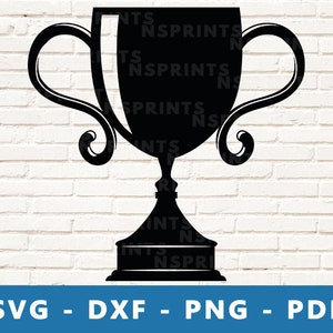 Trophäe SVG, Trophäe PNG, Trophäe Vektor, Trophäe Dxf, Trophäe Clipart, Trophäe geschnitten Datei, Champions Cup Trophäe Bild Cricut Silhouette geschnitten Datei
