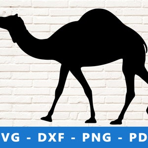 Cammello SVG, Camel Silhouette PNG, vettore cammello, cricut cammello, dxf cammello, clipart cammello, file di taglio cammello