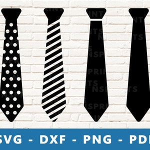 Necktie SVG, Tie PNG, Cravat Vector, Necktie Clipart, Tie Cut File, Necktie Stencil, Necktie Dxf, Necktie Cricut Silhouette Cut File