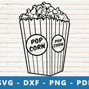 Popcorn Kernel SVG Popcorn PNG Popcorn Clip Art Cut File