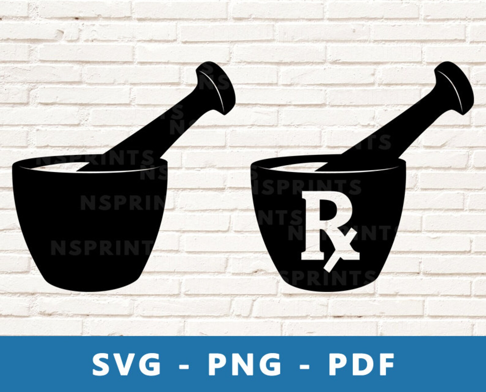 Mortar and Pestle SVG Rx Mortar Svg Mortar Png Pharmacist Etsy