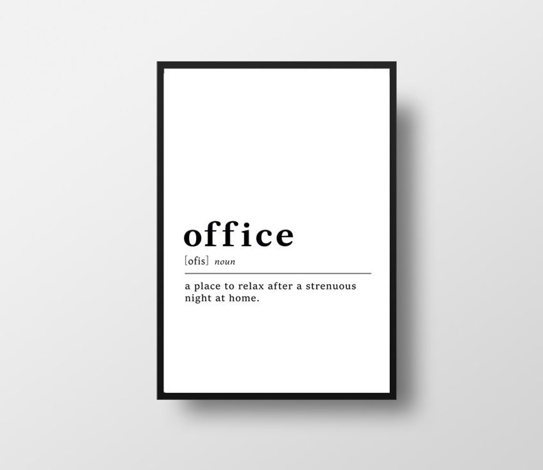 Office Funny Dictionary Definition Printable Work Funny Gift - Etsy New Zealand Office Funny Dictionary Definition Printable Work Funny Gift - Etsy New Zealand
