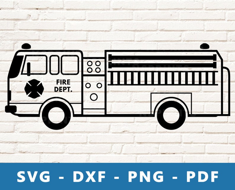 Free Free 190 Fire Truck Svg Clipart SVG PNG EPS DXF File